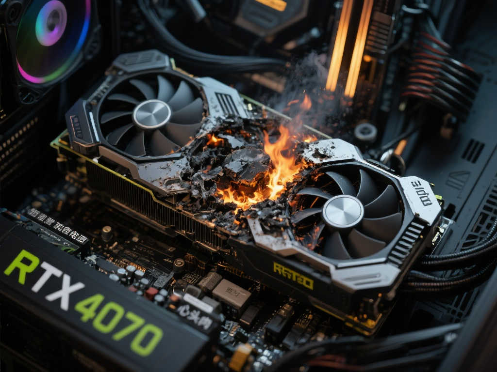 电源选购不容忽视！劣质电源致RTX4070惨遭烧毁