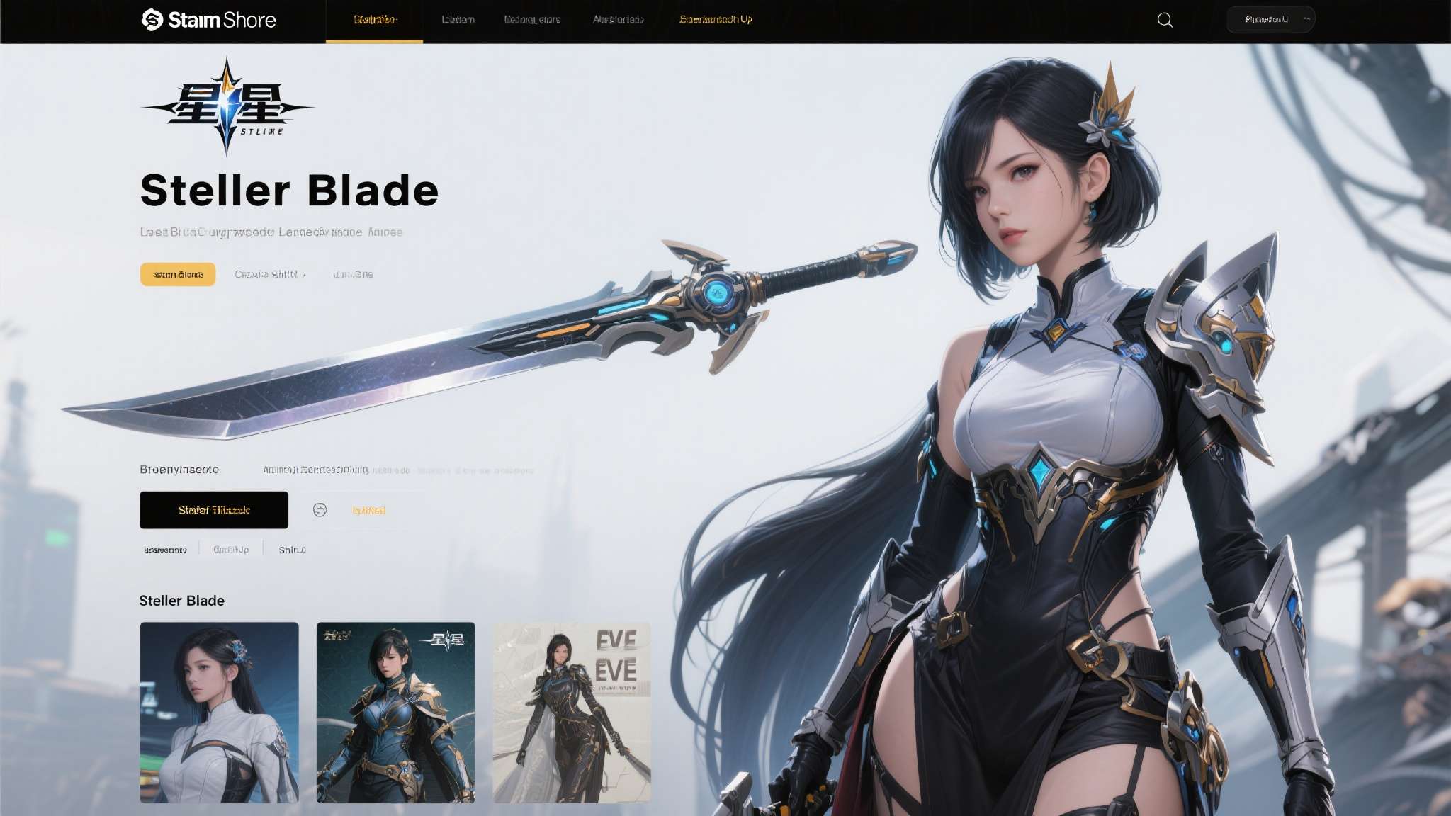 剑星steam离线补丁 当一款游戏的女主角设计引发全球玩家热议时,背后的创作故事往往比游戏本身更令人着迷